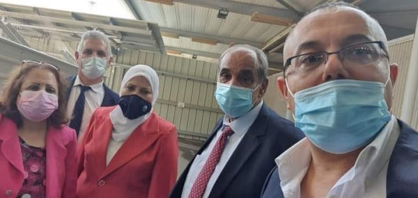 وفد وزاري برئاسة وزيرة الصحة يصل غزة ﻿
