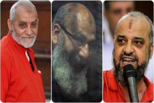 القضاء المصري: المؤبد لمحمد بديع ومحمد البلتاجي وصفوت حجازي