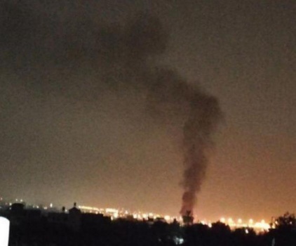 سلطة جودة البيئة: حرائق مصانع " الموت" الإسرائيلية تسببت في تلويث سماء منطقة غرب طولكرم