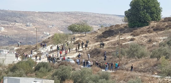 إصابة عشرات الفلسطينيين خلال قمع الاحتلال مسيرة في نابلس