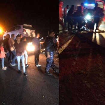 إصابتان بحادث تصادم مركبة بدراجة نارية غرب جنين