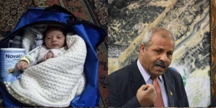 قيادي فلسطيني يعلن استعداده لتبني طفلة تُركت على باب أحد مساجد قطاع غزة