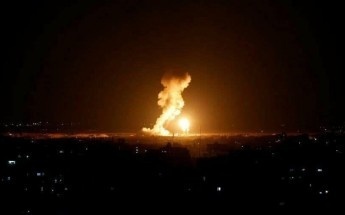 طائرة استطلاع تقصف نقطة للضبط الميداني شرق رفح