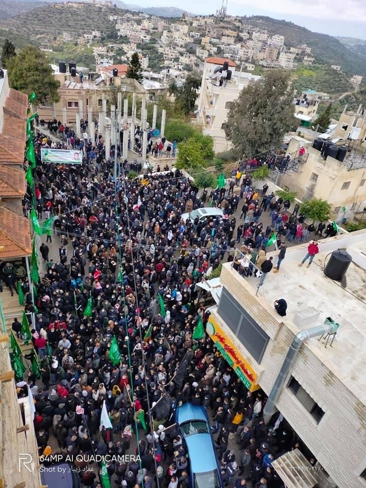 تشييع جثمان القائد الوطني عمر البرغوثي ابو عاصف 