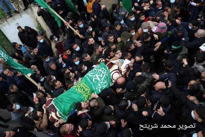 تشييع جثمان القائد الوطني عمر البرغوثي ابو عاصف 