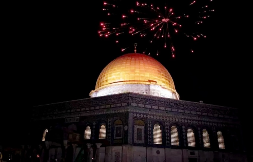 بالصور.. القدس المحتلة تحتفل بـ"انتصار فلسطين"