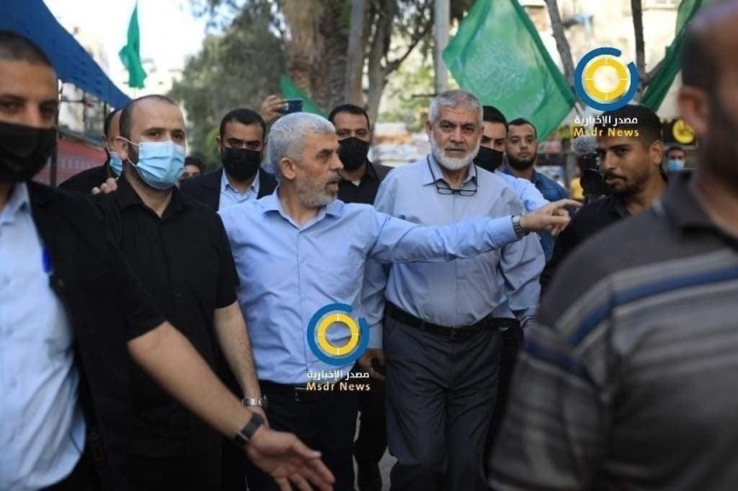أول ظهور للسنوار بعد معركة "سيف القدس"