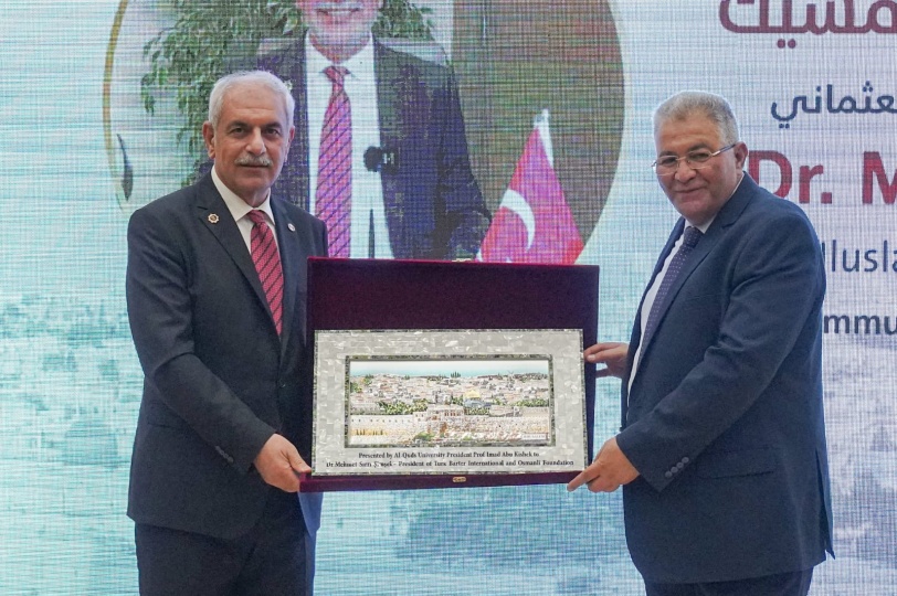 محاضرة لرئيس ترك بارتر الدولية محمد شيمشيك في جامعة القدس حول الاقتصاد الجديد والاتحاد التجاري الإسلامي