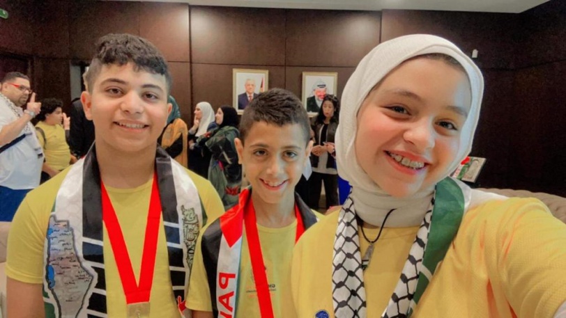 فلسطين الأولى عربياً في بطولة الحساب الذهني -تونس 2023  