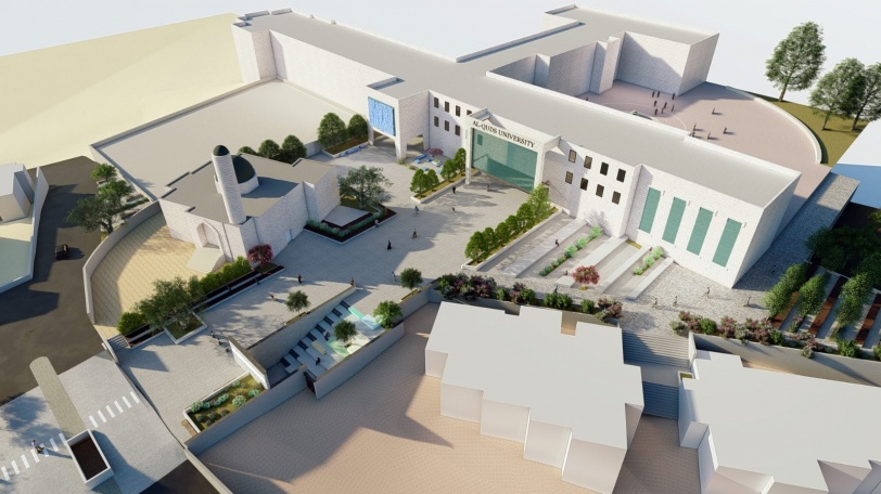 طالب عمارة بجامعة القدس يبتكر حلولًا معمارية وحضرية لاستثمار مدخل الجامعة الرئيس  بأبوديس