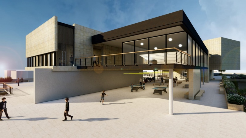 طالب عمارة بجامعة القدس يبتكر حلولًا معمارية وحضرية لاستثمار مدخل الجامعة الرئيس  بأبوديس