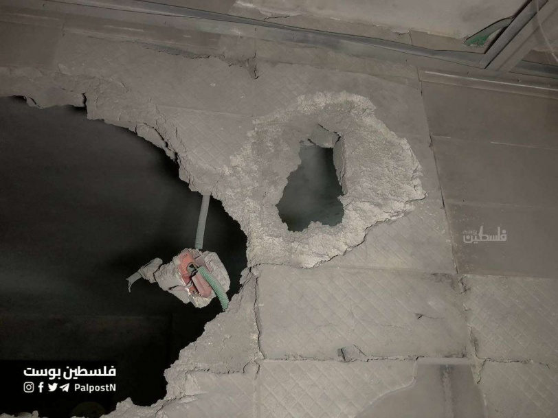 صور....الاحتلال يفجر منزل الشهيد معاذ المصري في مدينة نابلس 