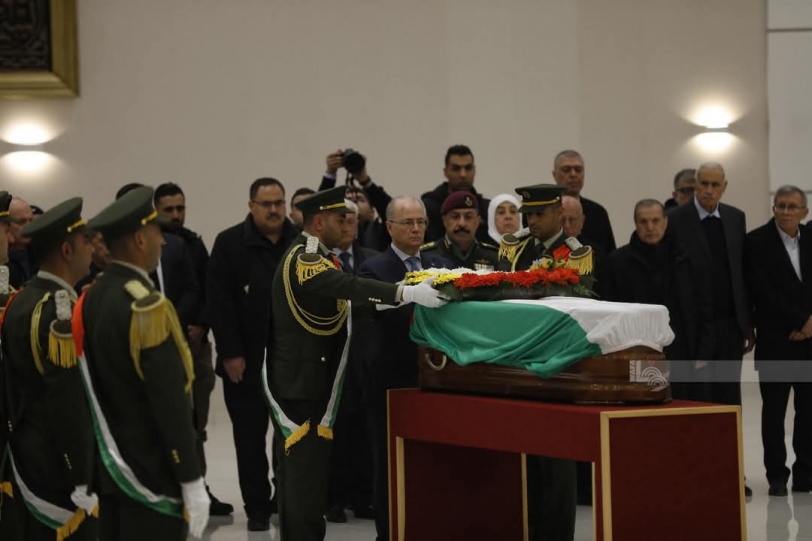 صور...تشييع جثمان المناضل الوطني اللواء فؤاد الشوبكي