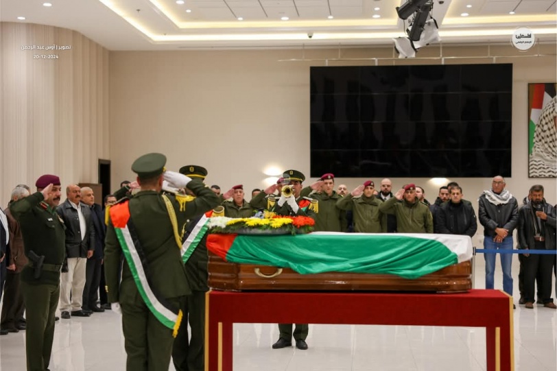 صور...تشييع جثمان المناضل الوطني اللواء فؤاد الشوبكي