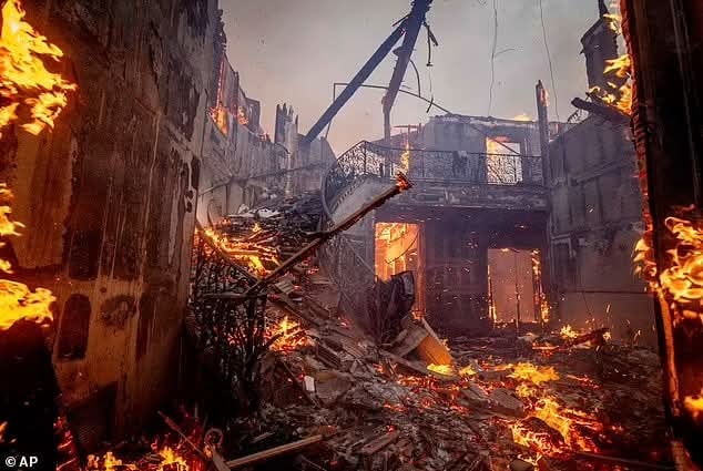 صور...لوس أنجلوس تغرق في بحر من النيران وخسائر بالمليارات
