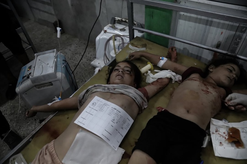 عشرات الشهداء وحرق خيام النازحين بغزة