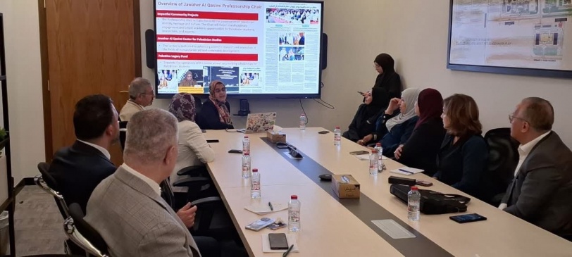 وفد من جامعة النجاح الوطنية يزور جامعة الشارقة ومركز الشيخة جواهر للدراسات الفلسطينية لتعزيز الشراكات الأكاديمية ‏والبحثية