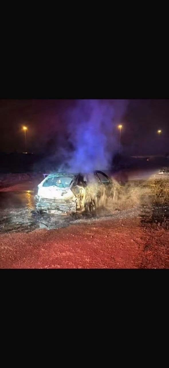جريمة مروعة...مقتل 3 أشخاص حرقا داخل سيارة قرب باقة الغربية