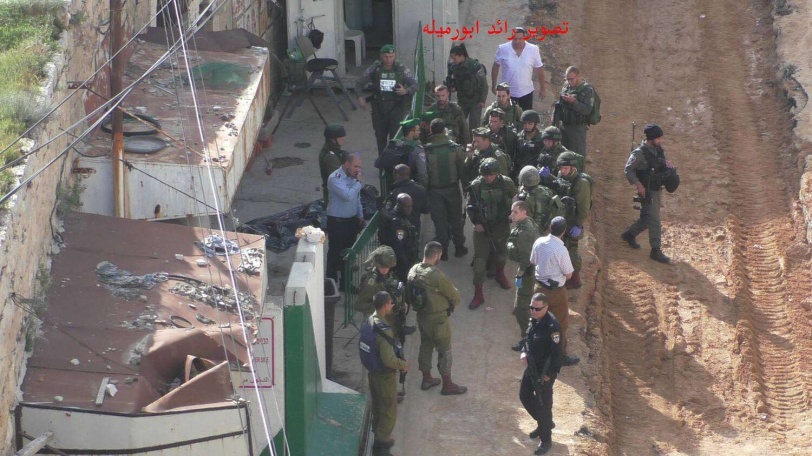 صور| احراق منزل الشاهد الوحيد على جريمة حرق عائلة دوابشة