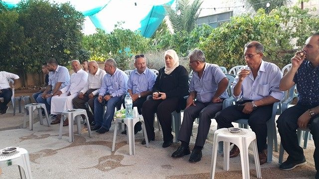 بالصور..غنام تقدم واجب العزاء بوفاة المرحوم "جواد بياتنة"