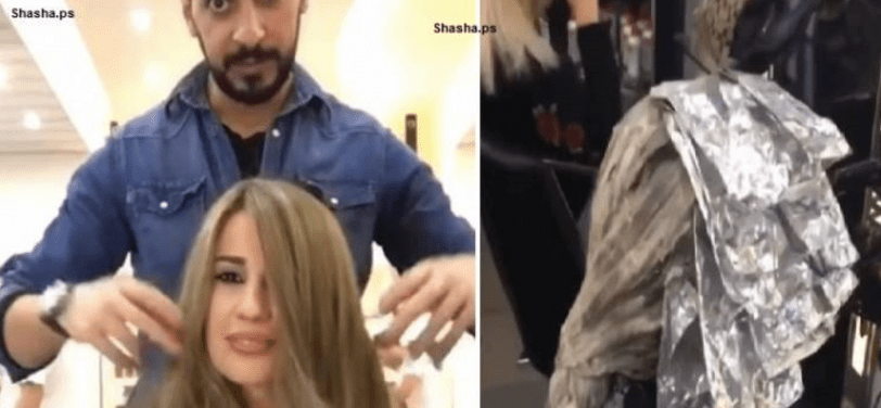 فيديو| لن تصدقوا ماذا استخدم مصففٌ في دبي لصبغ شعر هذه الزبونة!