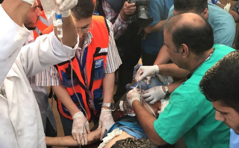 شهيدان برصاص الاحتلال في غزة واصابة العشرات
