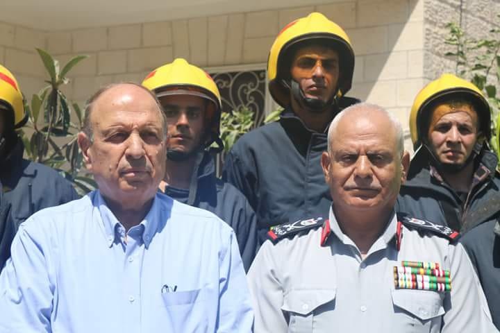 بالصور..الدفاع المدني ينفذ مناورة تحاكي وقوع زلزال في بلدة الرام