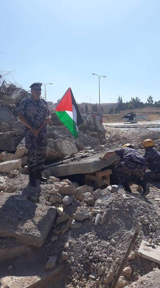 بالصور..الدفاع المدني ينفذ مناورة تحاكي وقوع زلزال في بلدة الرام