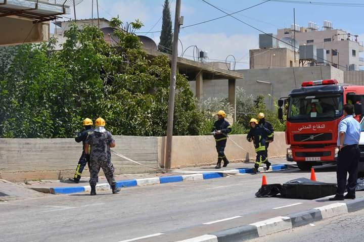 بالصور..الدفاع المدني ينفذ مناورة تحاكي وقوع زلزال في بلدة الرام