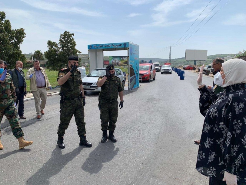 صور...د.ليلى غنام تطلق خدمة المرورو الالكتروني على حواجز المحبة